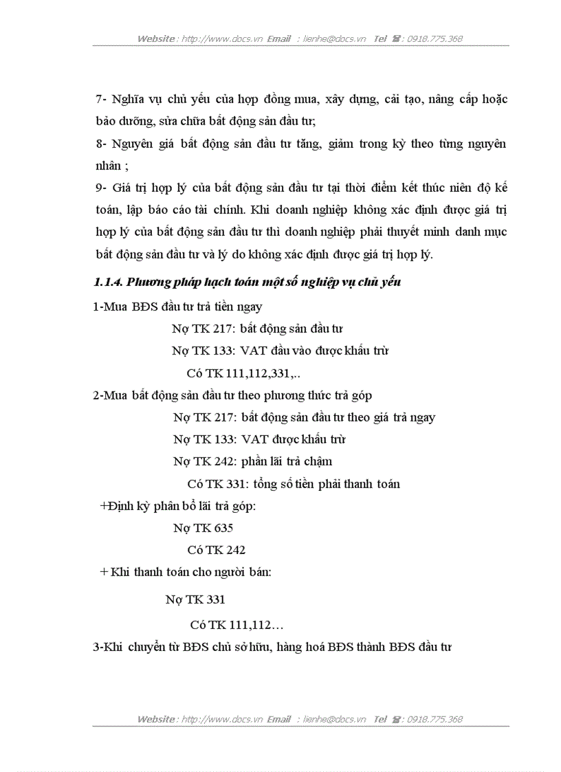 image for page Bàn về chế độ hạch toán bất động sản đầu tư