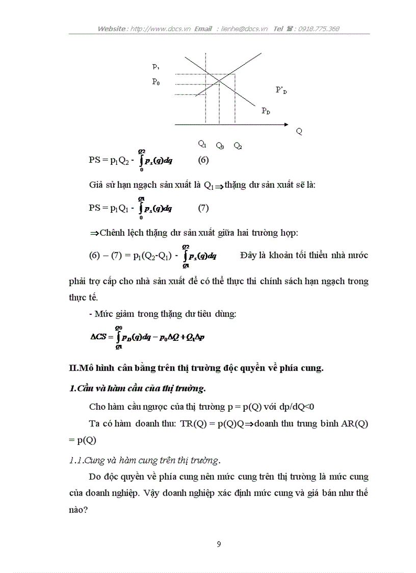 image for page Mô hình cân bằng và ứng dụng trong phân tích chính sách