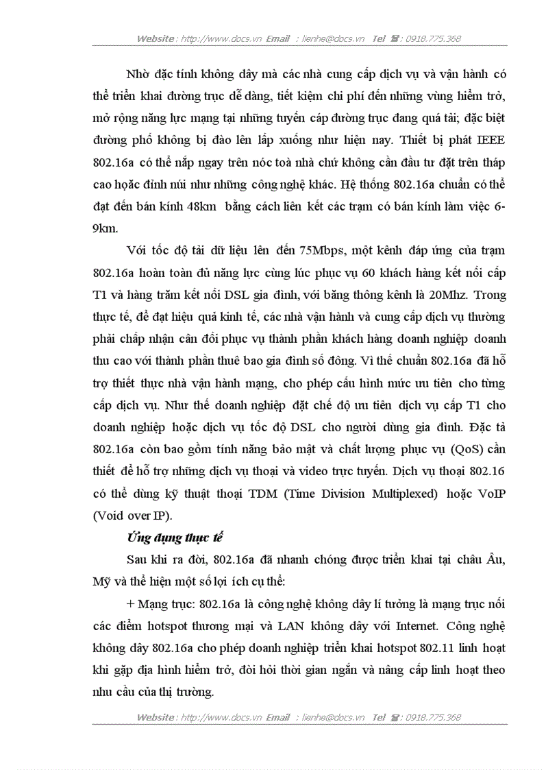 image for page Nghiên cứu về công nghệ Wimax và ứng dụng của công nghệ Wimax tại Việt Nam hiện nay