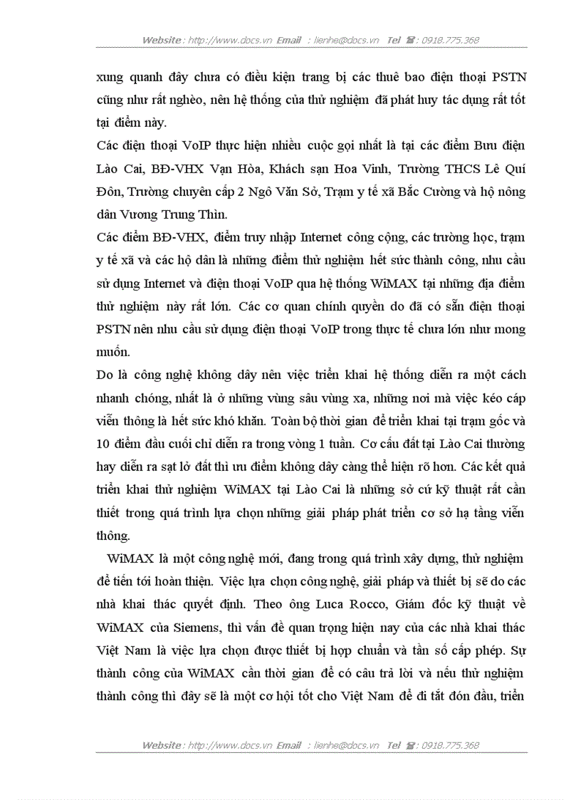 image for page Nghiên cứu về công nghệ Wimax và ứng dụng của công nghệ Wimax tại Việt Nam hiện nay
