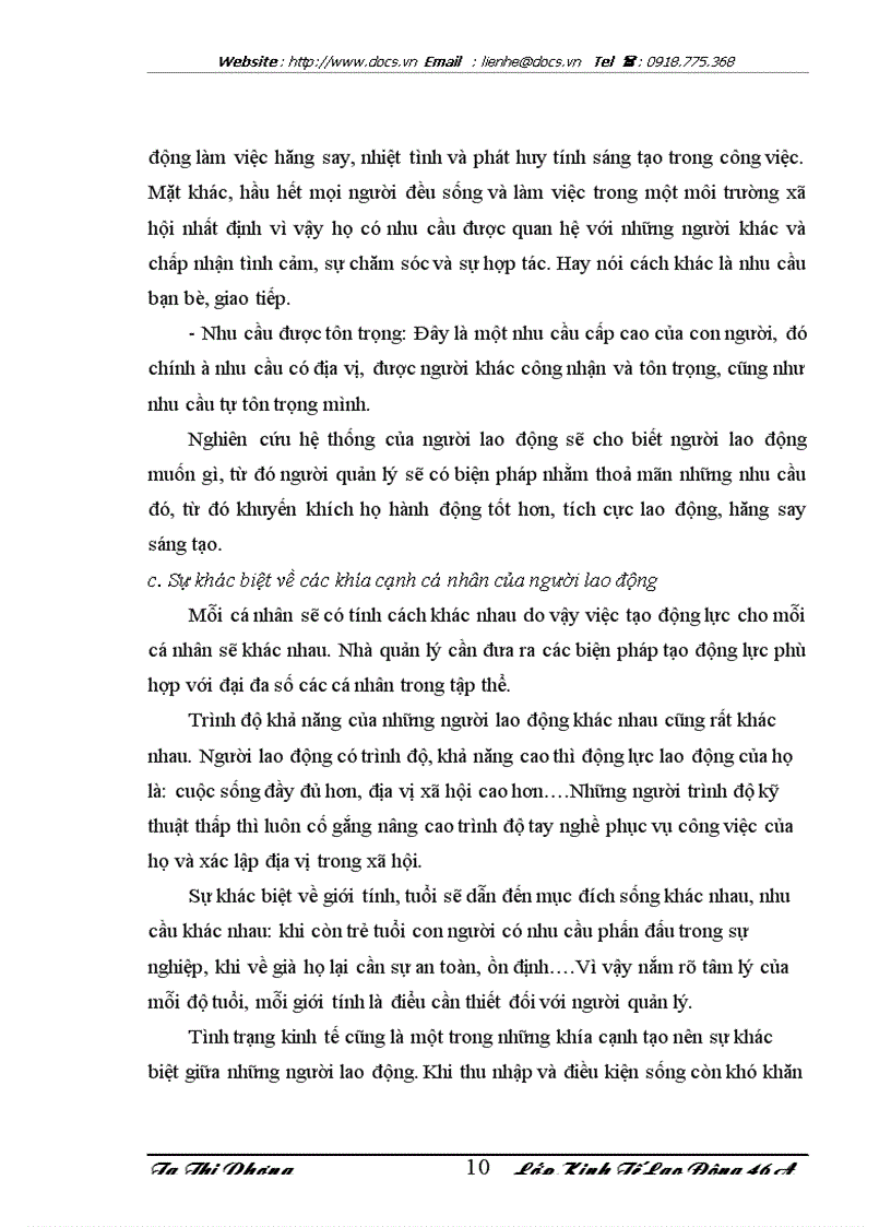 image for page Một số giải pháp nhằm tạo động lực cho người lao động tại Công ty Cổ phần may 10 thông qua việc hoàn thiện công tác tổ chức tiền lương