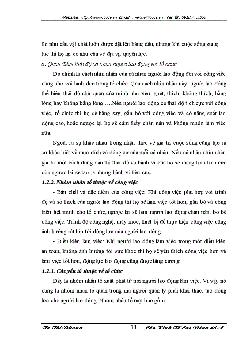 image for page Một số giải pháp nhằm tạo động lực cho người lao động tại Công ty Cổ phần may 10 thông qua việc hoàn thiện công tác tổ chức tiền lương