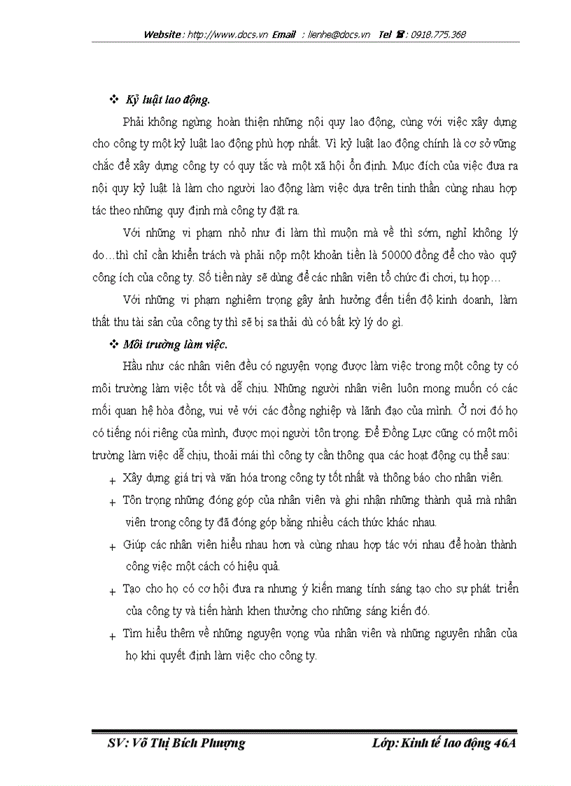 image for page Hoàn thiện công tác tạo động lực cho người lao động tại công ty TNHH Thương Mại Đồng Lực