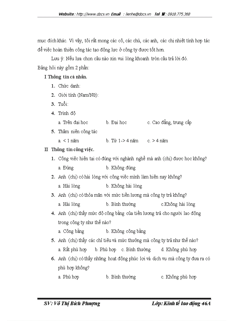 image for page Hoàn thiện công tác tạo động lực cho người lao động tại công ty TNHH Thương Mại Đồng Lực