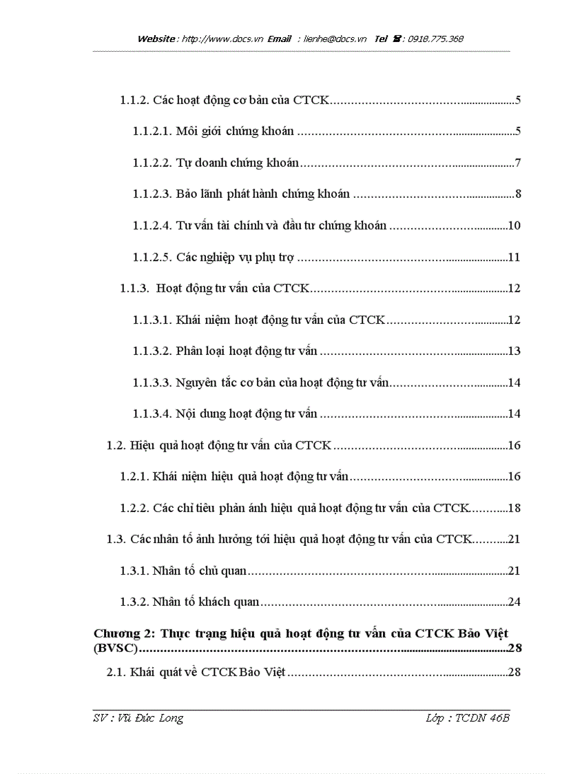image for page Nâng cao hiệu quả hoạt động tư vấn của Công ty Cổ phần chứng khoán Bảo Việt BVSC