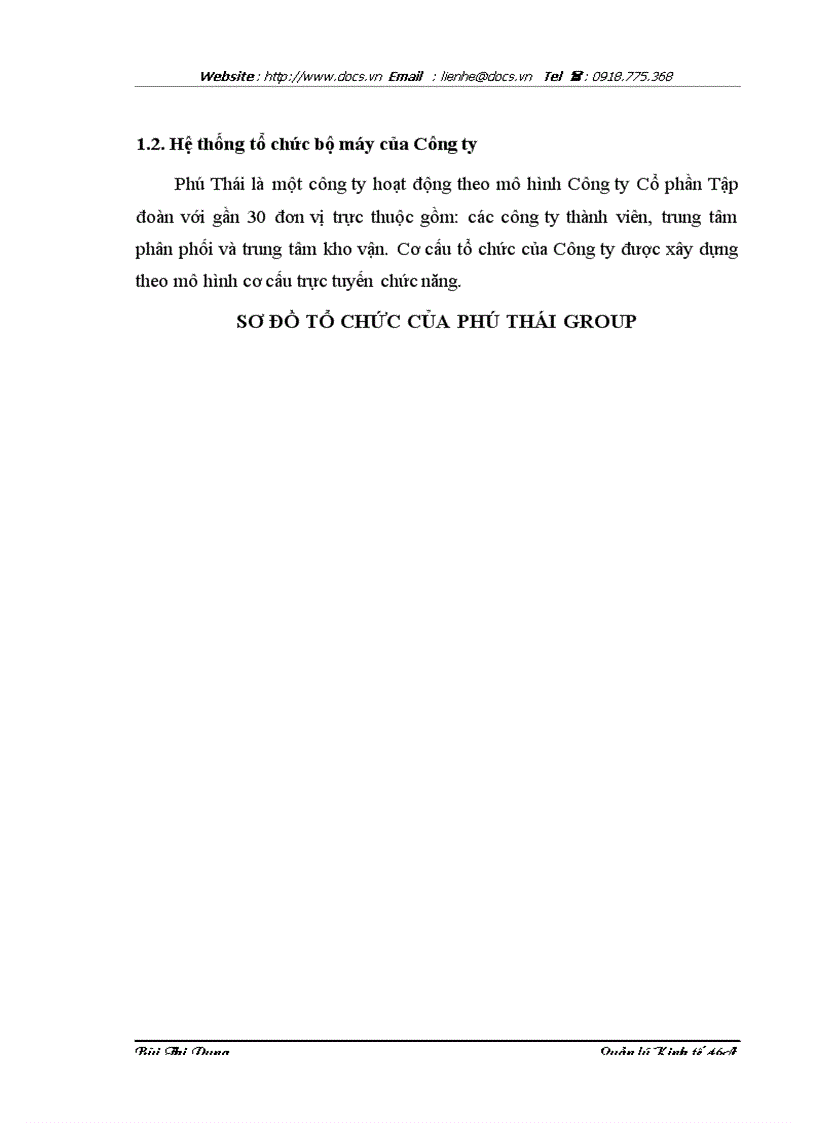 image for page Một số biện pháp nâng cao hiệu quả hoạt động bán lẻ tại Công ty Cổ phần Tập đoàn Phú Thái