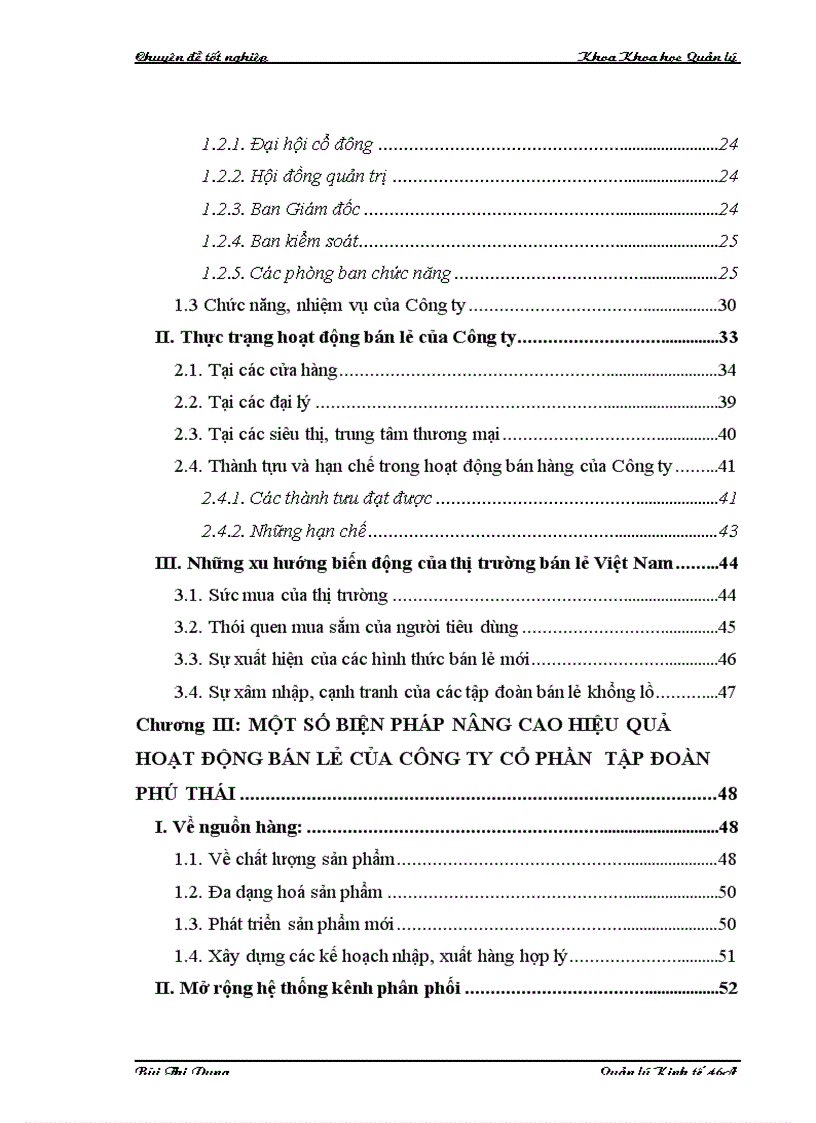 image for page Một số biện pháp nâng cao hiệu quả hoạt động bán lẻ tại Công ty Cổ phần Tập đoàn Phú Thái