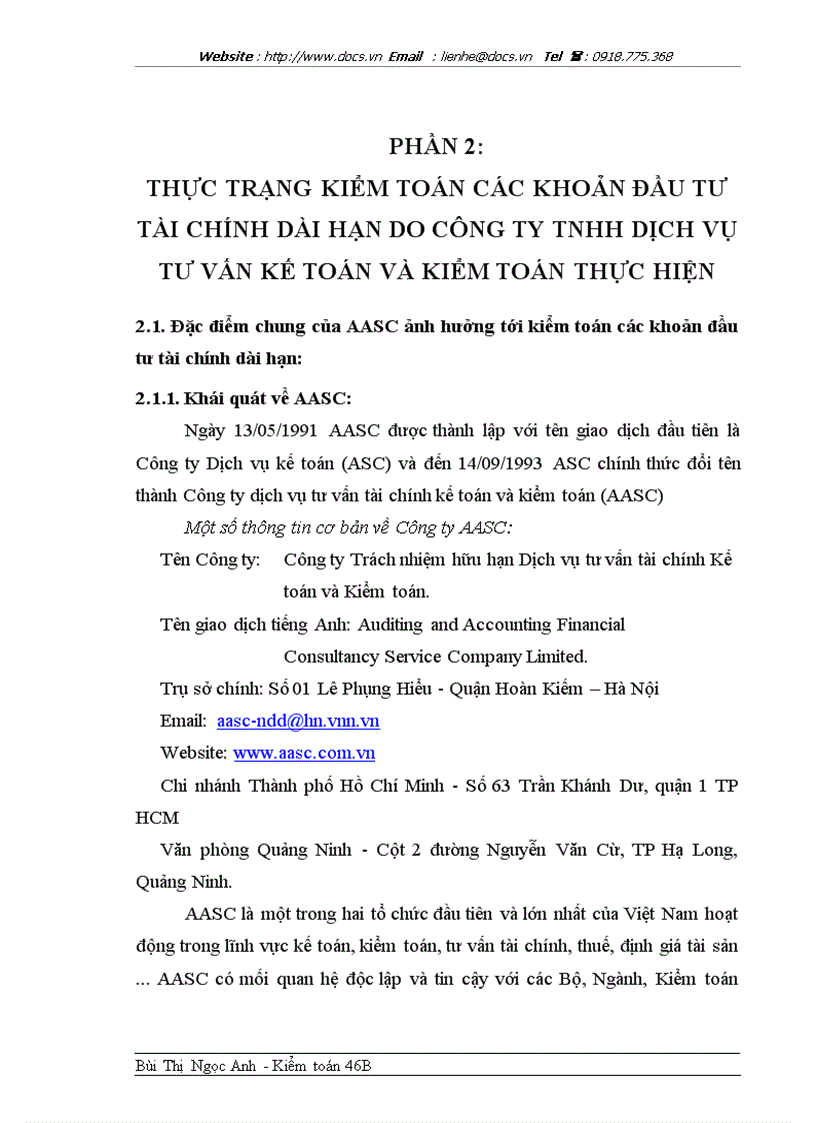 image for page Kiểm toán các khoản đầu tư dài hạn tại Công ty Cổ phần đầu tư và phát triển đô thị Long Giang do AASC thực hiện