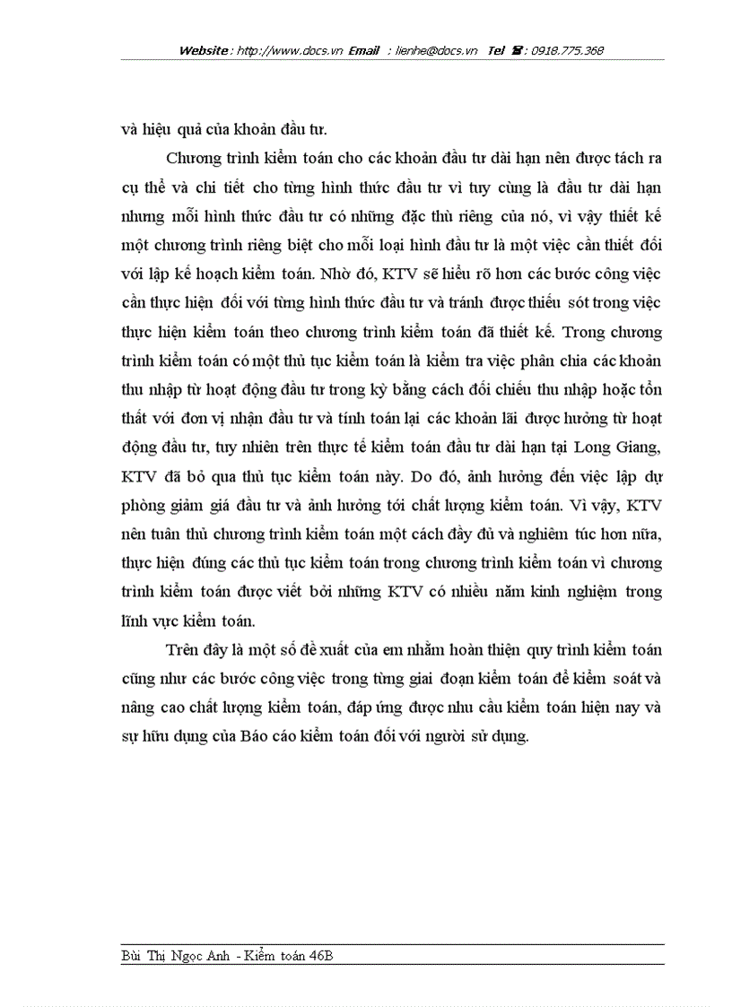 image for page Kiểm toán các khoản đầu tư dài hạn tại Công ty Cổ phần đầu tư và phát triển đô thị Long Giang do AASC thực hiện