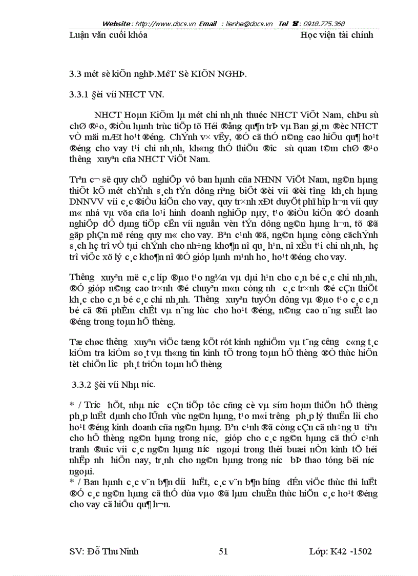 image for page Nâng cao hiệu quả hoạt động cho vay đối với doanh nghiệp vừa và nhỏ tại chi nhánh NHCT Hoàn Kiếm