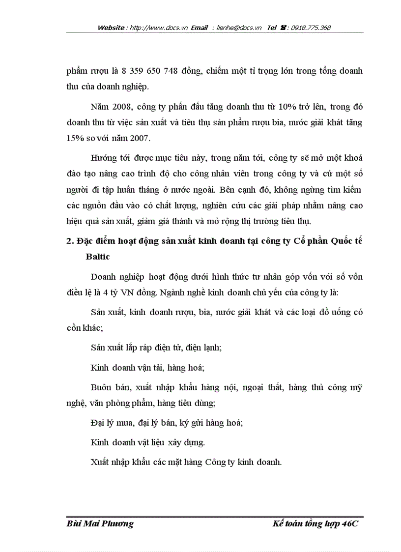 image for page Hạch toán chi phí sản xuất và tính giá thành sản phẩm với việc tăng cường quản trị doanh nghiệp tại Công ty cổ phần Quốc tế Baltic
