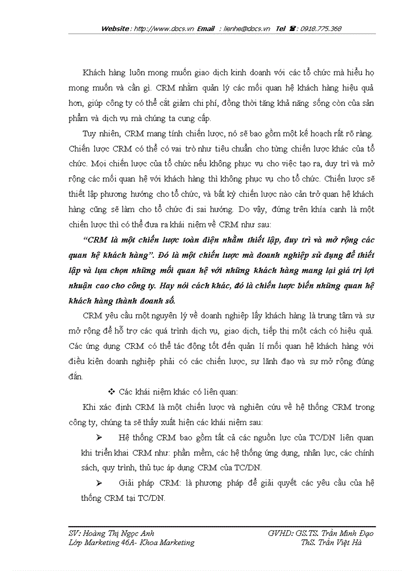 image for page Phát triển hệ thống quản lý quan hệ khách hàng CRM tại ngân hàng TMCP Kỹ thương Việt Nam Techcombank