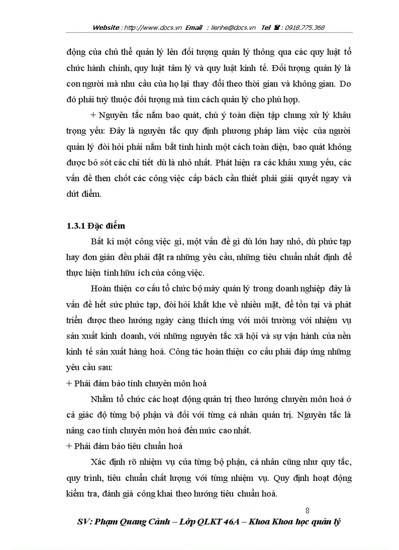 image for page Phương hướng hoàn thiện và đổi mới cơ cấu tổ chức bộ máy quản lý tại Công ty Văn phòng phẩm Cửu Long
