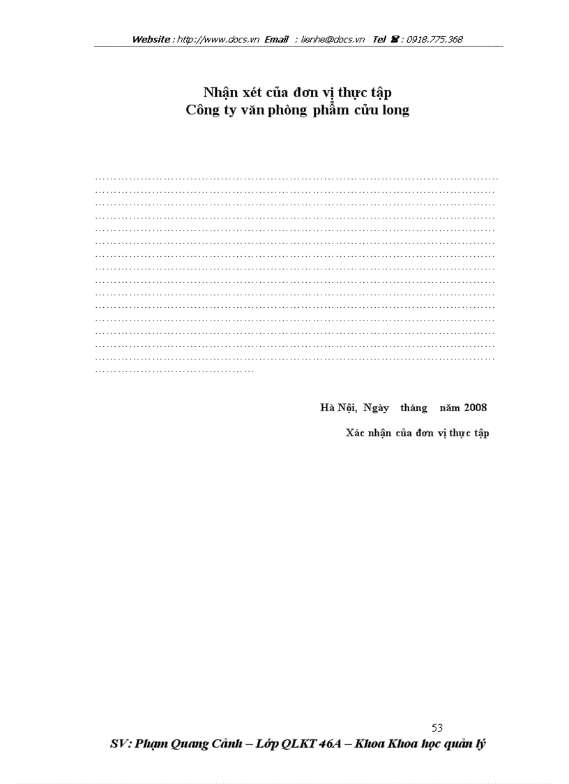 image for page Phương hướng hoàn thiện và đổi mới cơ cấu tổ chức bộ máy quản lý tại Công ty Văn phòng phẩm Cửu Long