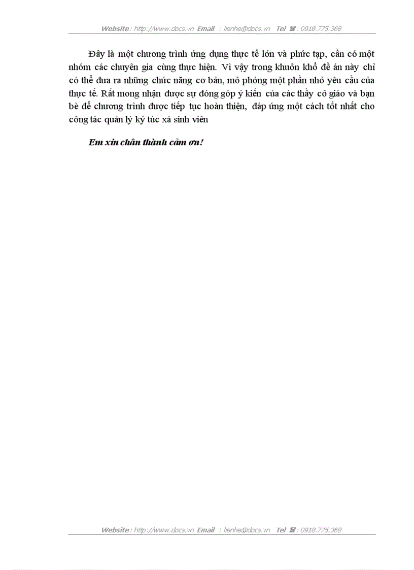 image for page Quản lý kí túc xá sinh viên tại trường Đại học Kinh tế Quốc Dân