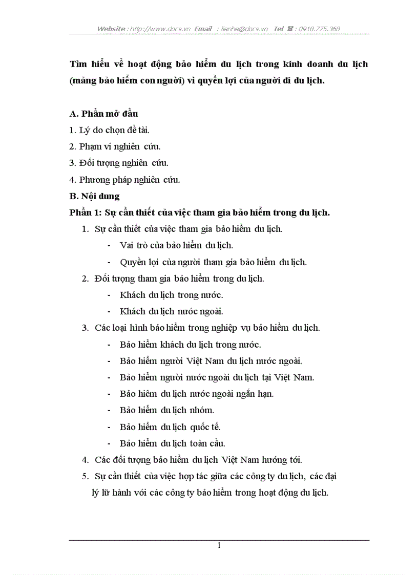 Tìm hiểu về hoạt động bảo hiểm du lịch trong kinh doanh du lịch vì quyền lợi của người đi du lịch