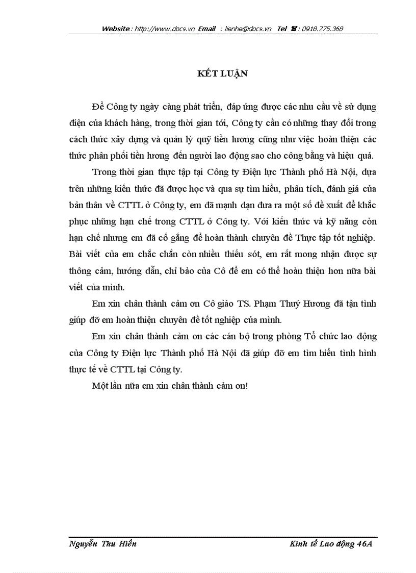 image for page Hoàn thiện công tác tiền lương tại Công ty Điện lực Thành phố Hà Nội