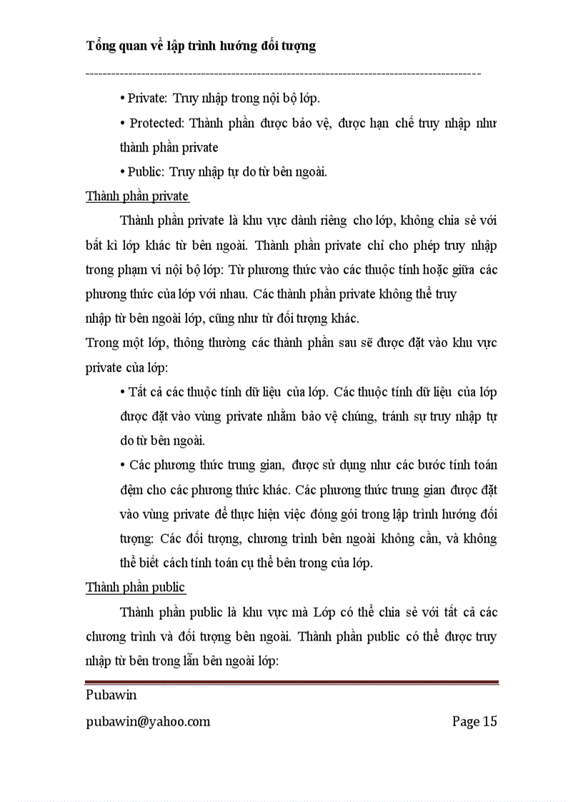 image for page Tổng quan về lập trình hướng đối tượng