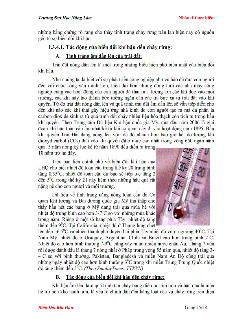 image for page Biến đổi khí hậu ảnh hưởng của biến đổi khí hậu