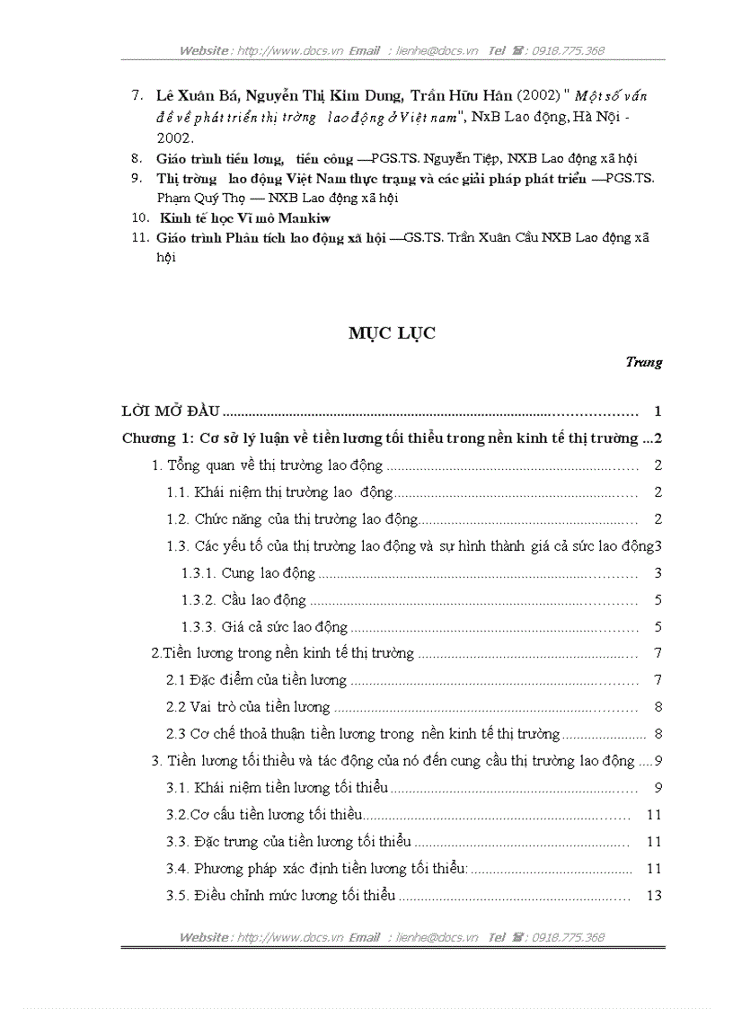 image for page Tiền lương tối thiểu và tác động của nó đến cung cầu thị trường lao động