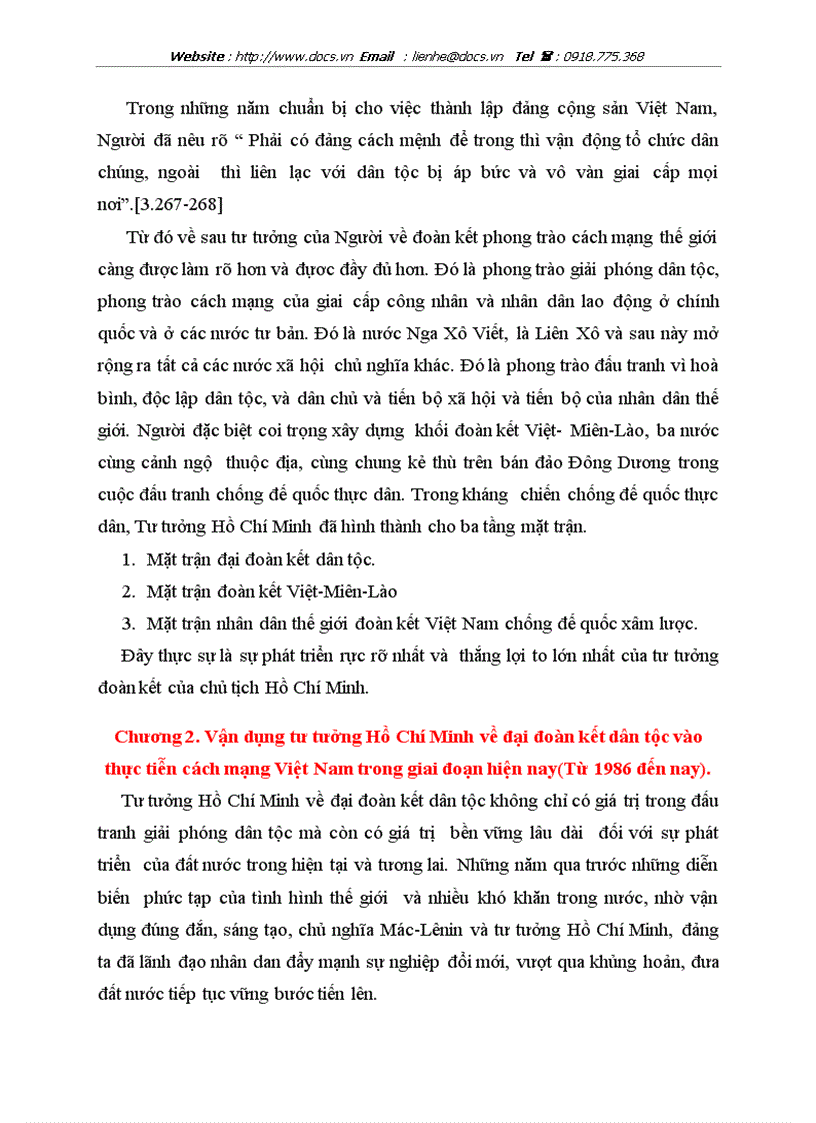 image for page Tư tưởng đại đoàn kết dân tộc của hồ chí minh sự vận dụng phát triển của đảng và nhà nước ta trong giai đoạn hiện nay