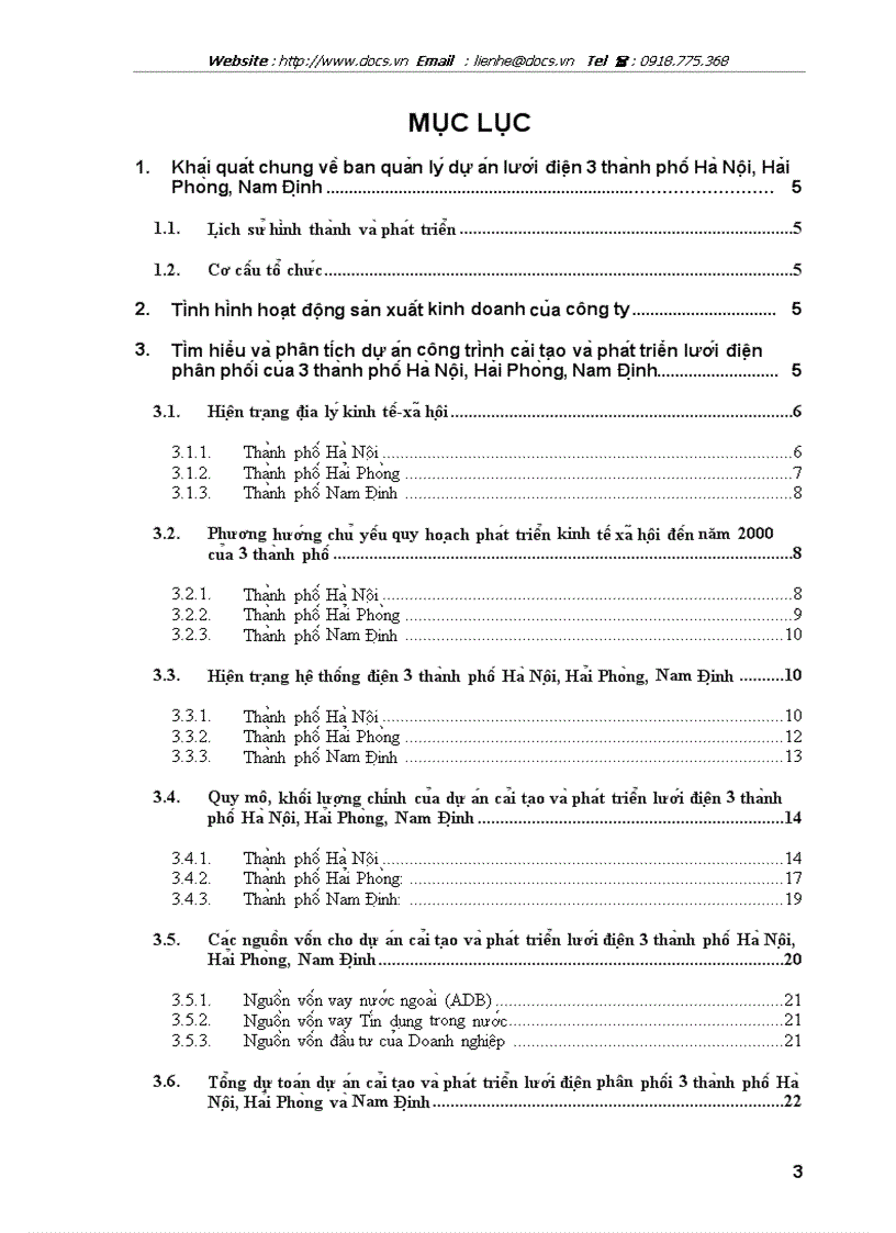 image for page Dư a n công tri nh ca i ta o va pha t triê n lươ i điê n phân phô i cu a 3 tha nh phô Ha Nô i Ha i Pho ng Nam Đi nh