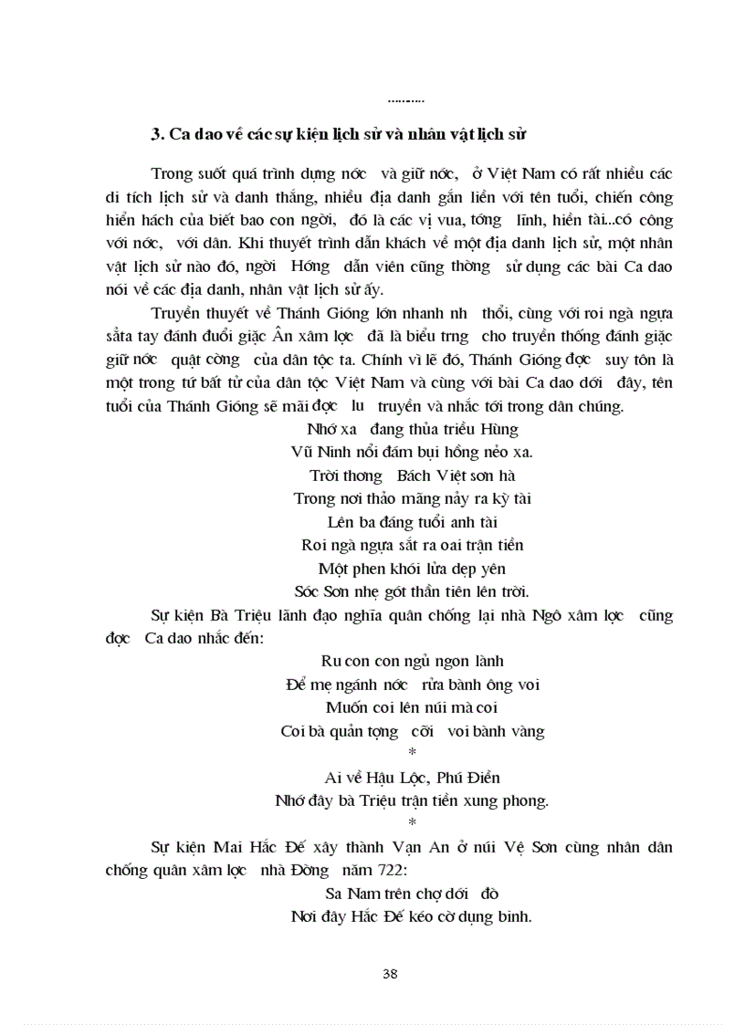 image for page So sánh hoạt động thuyết minh của hướng dẫn viên du lịch có và không sử dụng ca dao