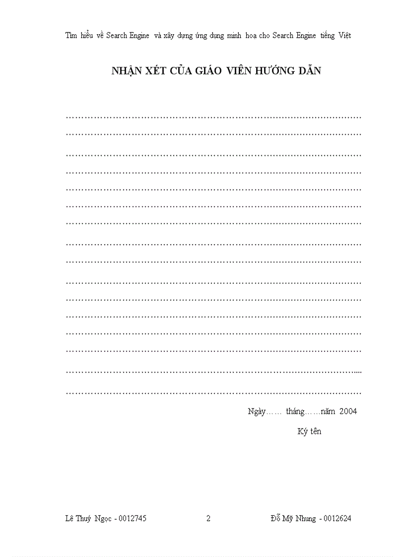 image for page Về hệ thống search engine và ứng dụng hệ thống search engine tiếng việt