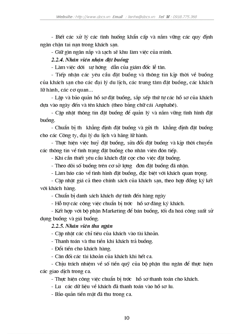 image for page Hoạt động của bộ phận lễ tân luôn luôn được các nhà quản lý khách sạn quan tâm và được coi là trung tâm của khách sạn