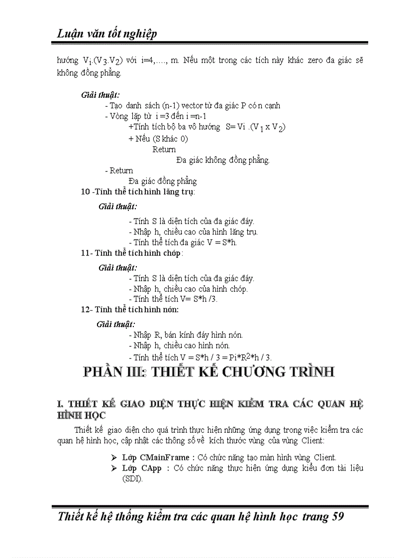 image for page Thiết kế hệ thống kiểm tra các quan hệ hình học trong không gian 2d và 3d