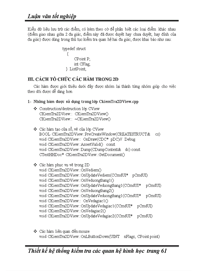 image for page Thiết kế hệ thống kiểm tra các quan hệ hình học trong không gian 2d và 3d