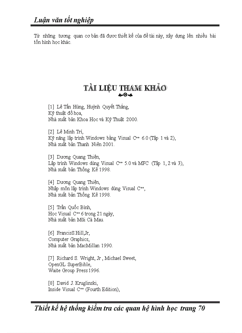 image for page Thiết kế hệ thống kiểm tra các quan hệ hình học trong không gian 2d và 3d