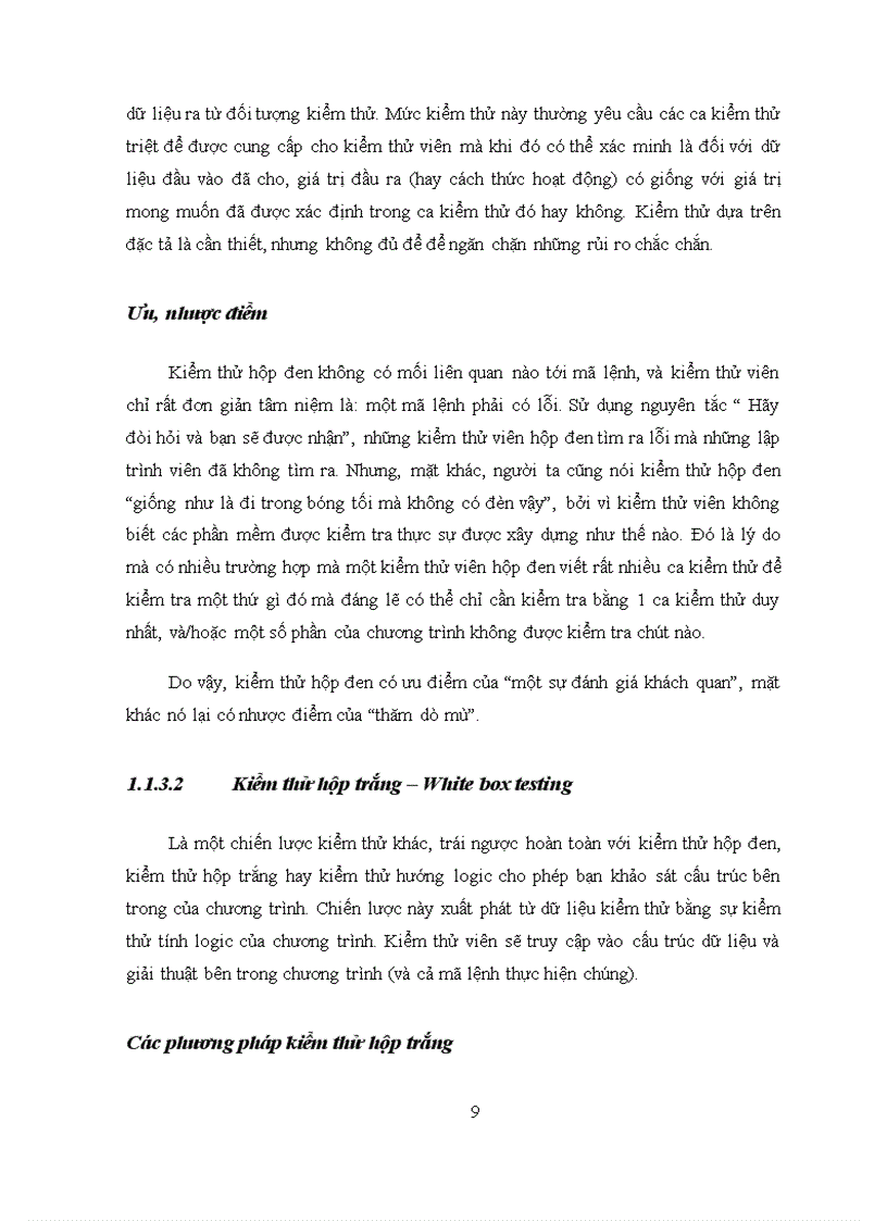 image for page Thiết kế test case trong kiểm thử phần mềm