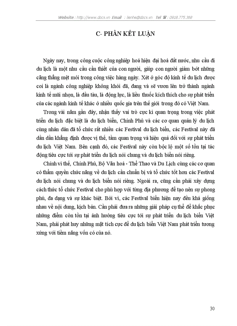 image for page Các Festival du lịch biển 2007 và tác động của nó đối với sự phát triển du lịch biển Việt Nam