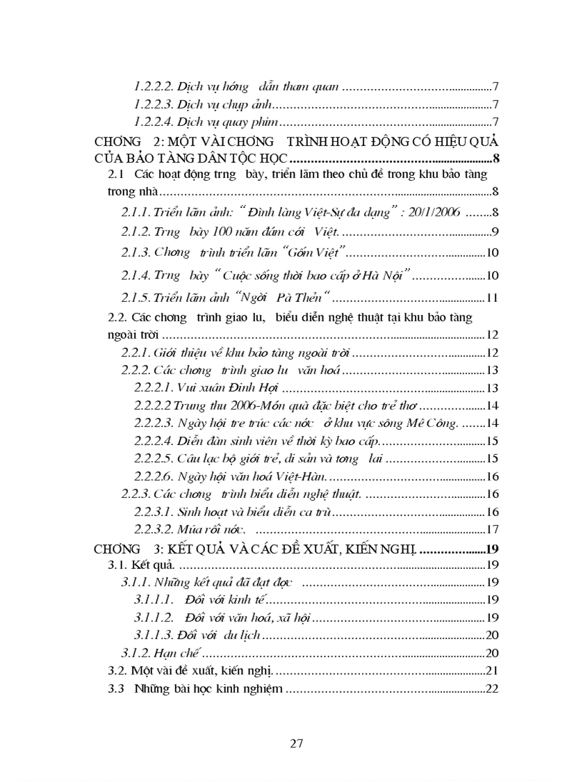 image for page Các chương trình của bảo tàng dân tộc học với hoạt động du lịch