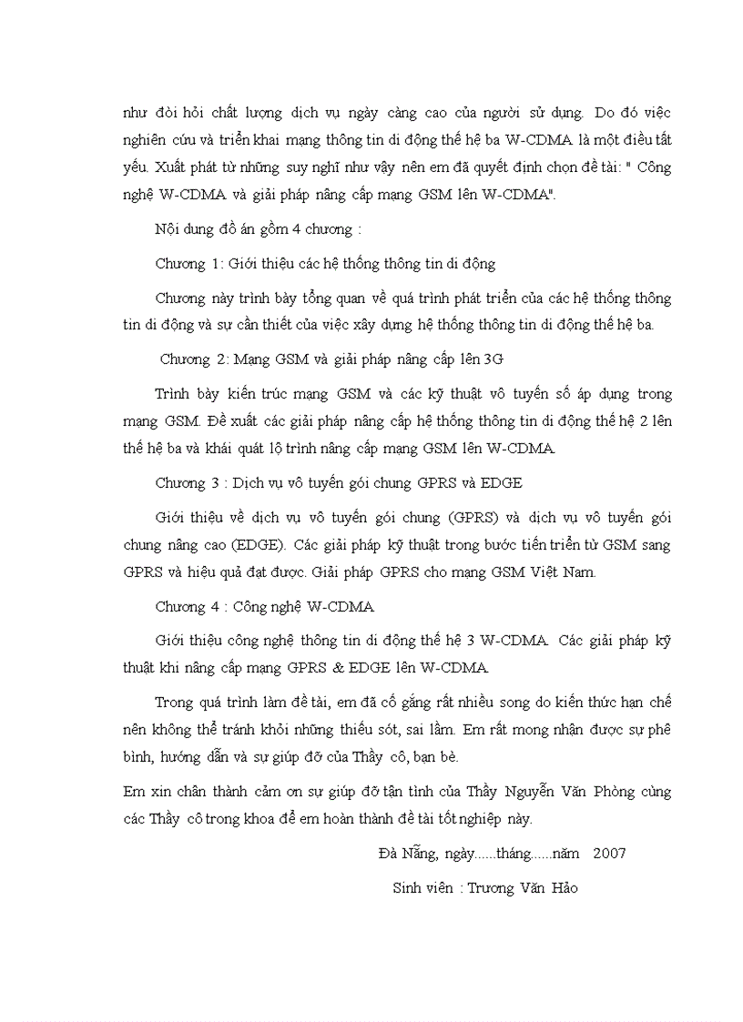 image for page Công nghệ WCDMA và giải pháp nâng cấp mạng GSM lên WCDMA