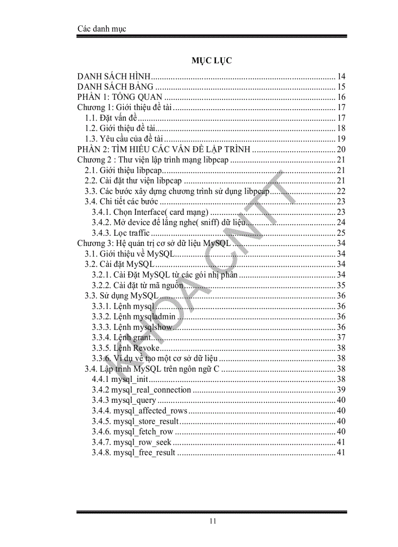 image for page Xây dựng ứng dụng bắt gói tin cho việc phân tích thông tin mạng phục vụ quản lí