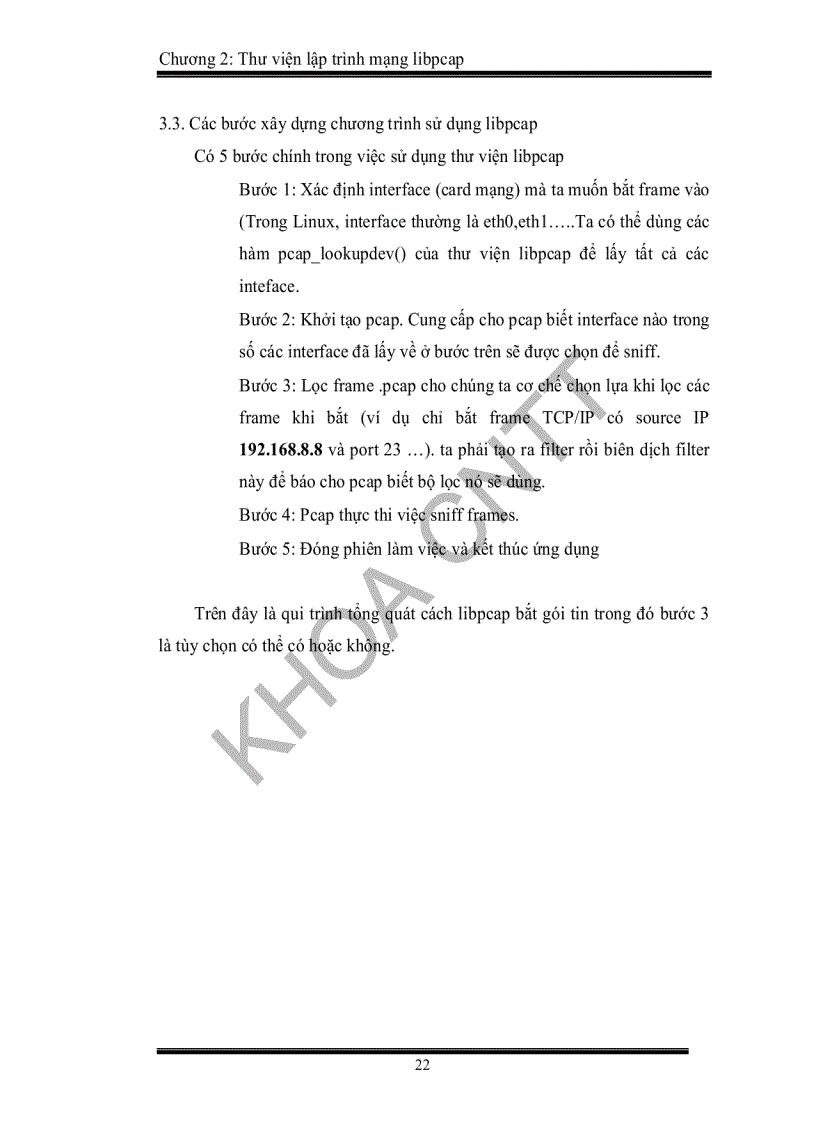 image for page Xây dựng ứng dụng bắt gói tin cho việc phân tích thông tin mạng phục vụ quản lí