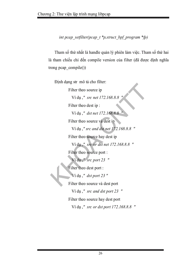 image for page Xây dựng ứng dụng bắt gói tin cho việc phân tích thông tin mạng phục vụ quản lí