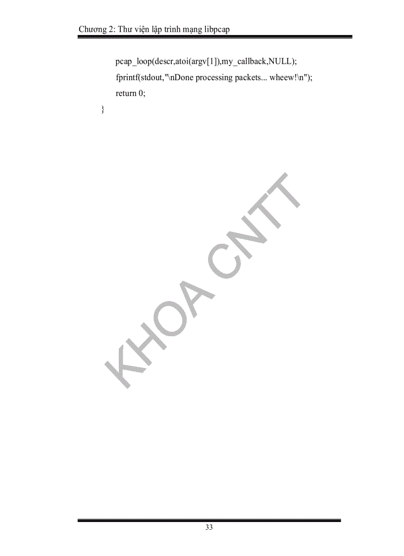 image for page Xây dựng ứng dụng bắt gói tin cho việc phân tích thông tin mạng phục vụ quản lí