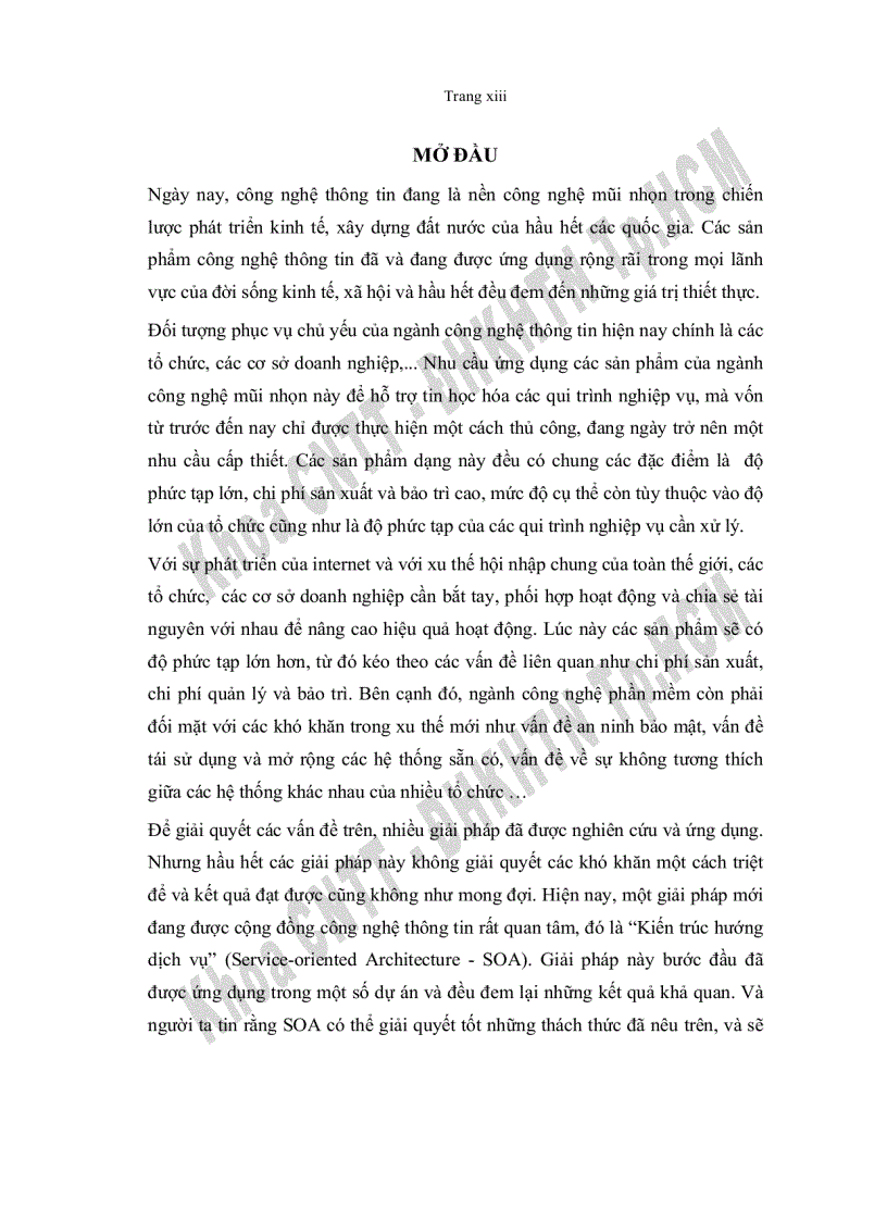 image for page Nghiên cứu kiến trúc hướng dịch vụ service oriented architecture và ứng dụng