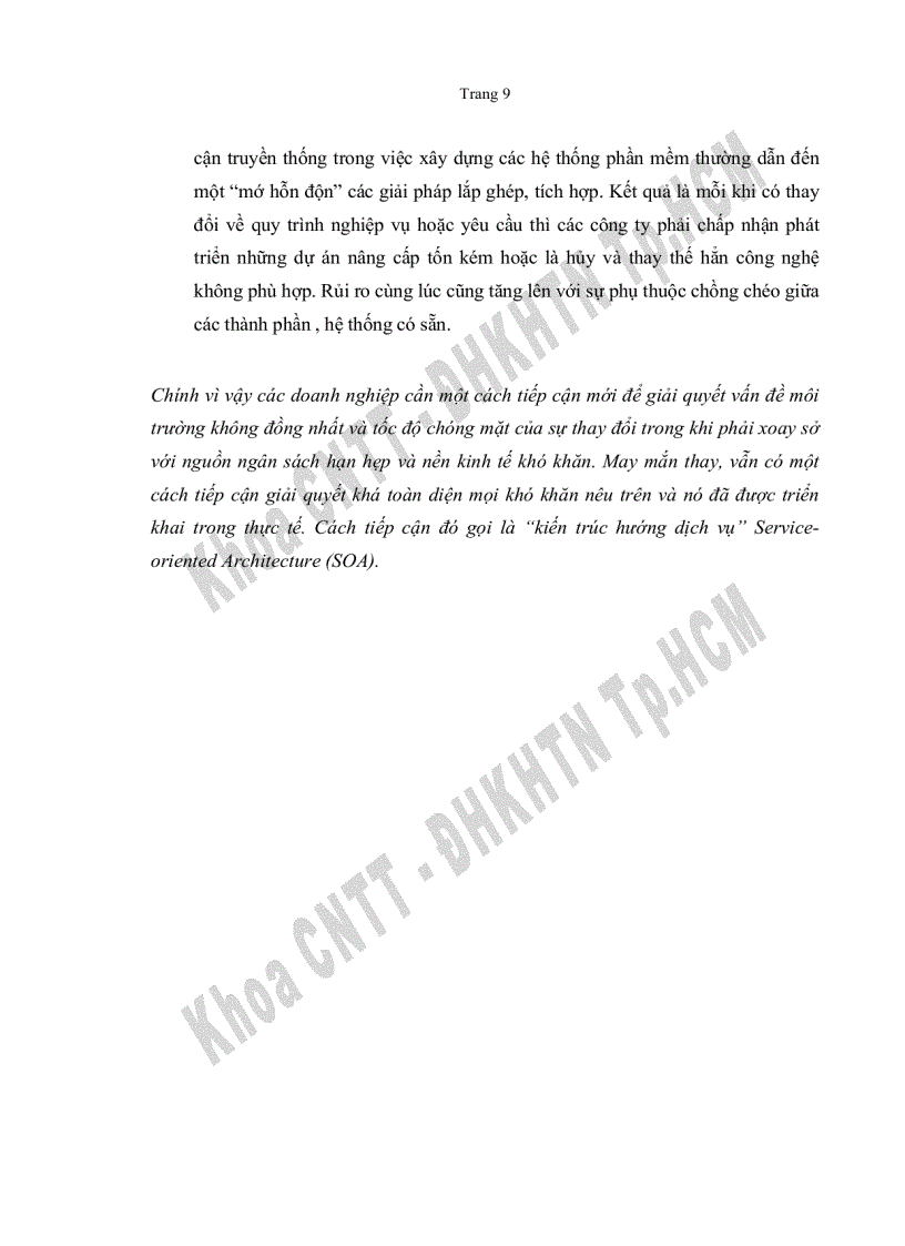 image for page Nghiên cứu kiến trúc hướng dịch vụ service oriented architecture và ứng dụng