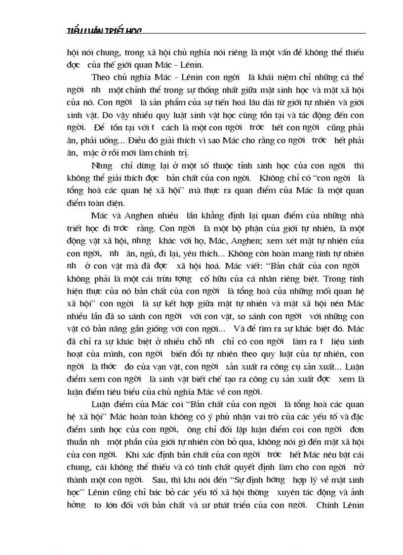 image for page Quan điểm của chủ nghĩa Mác về con người