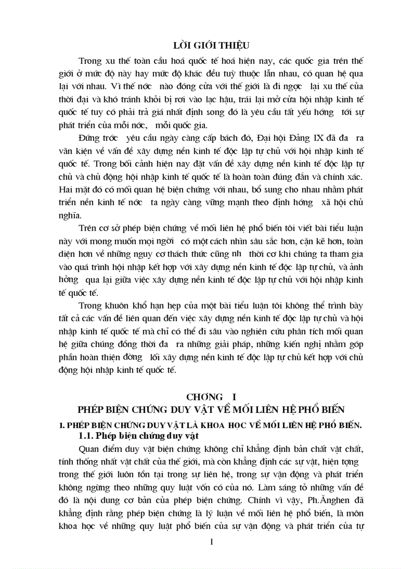 image for page Việc xây dựng nền kinh tế độc lập tự chủ và hội nhập kinh tế quốc tế