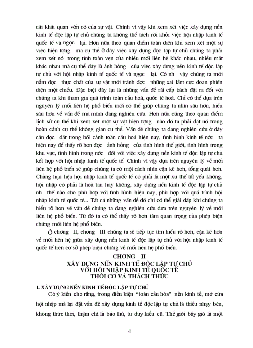 image for page Việc xây dựng nền kinh tế độc lập tự chủ và hội nhập kinh tế quốc tế