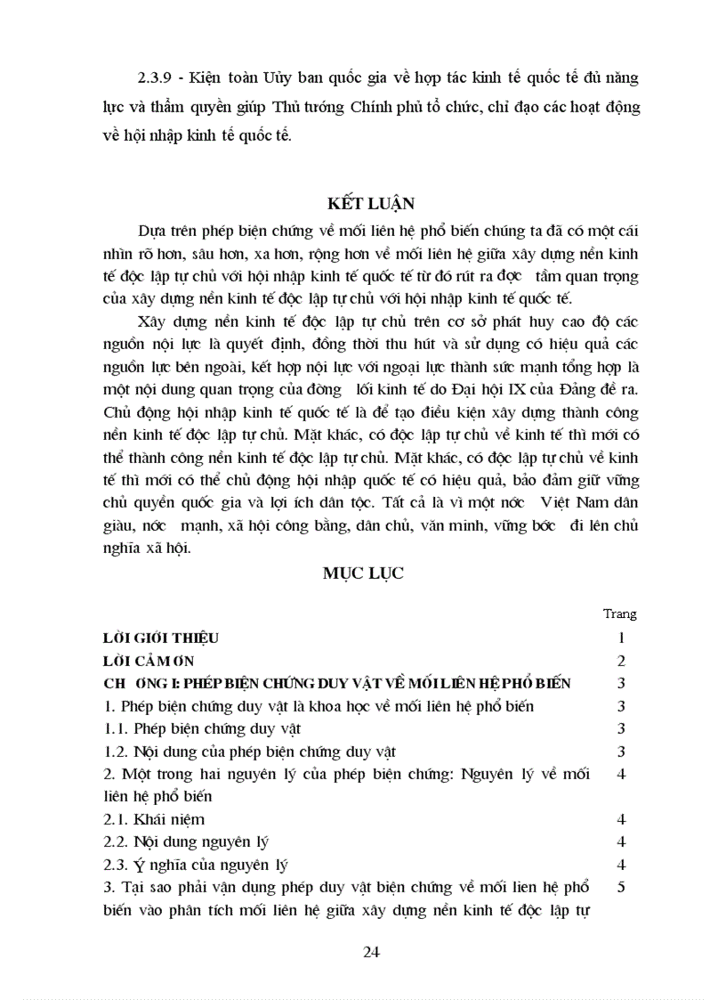 image for page Việc xây dựng nền kinh tế độc lập tự chủ và hội nhập kinh tế quốc tế