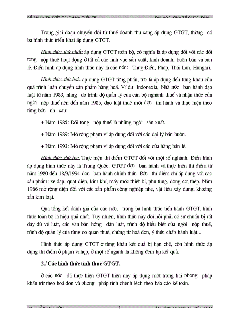 image for page Một số vấn đề về thuế giá trị gia tăng