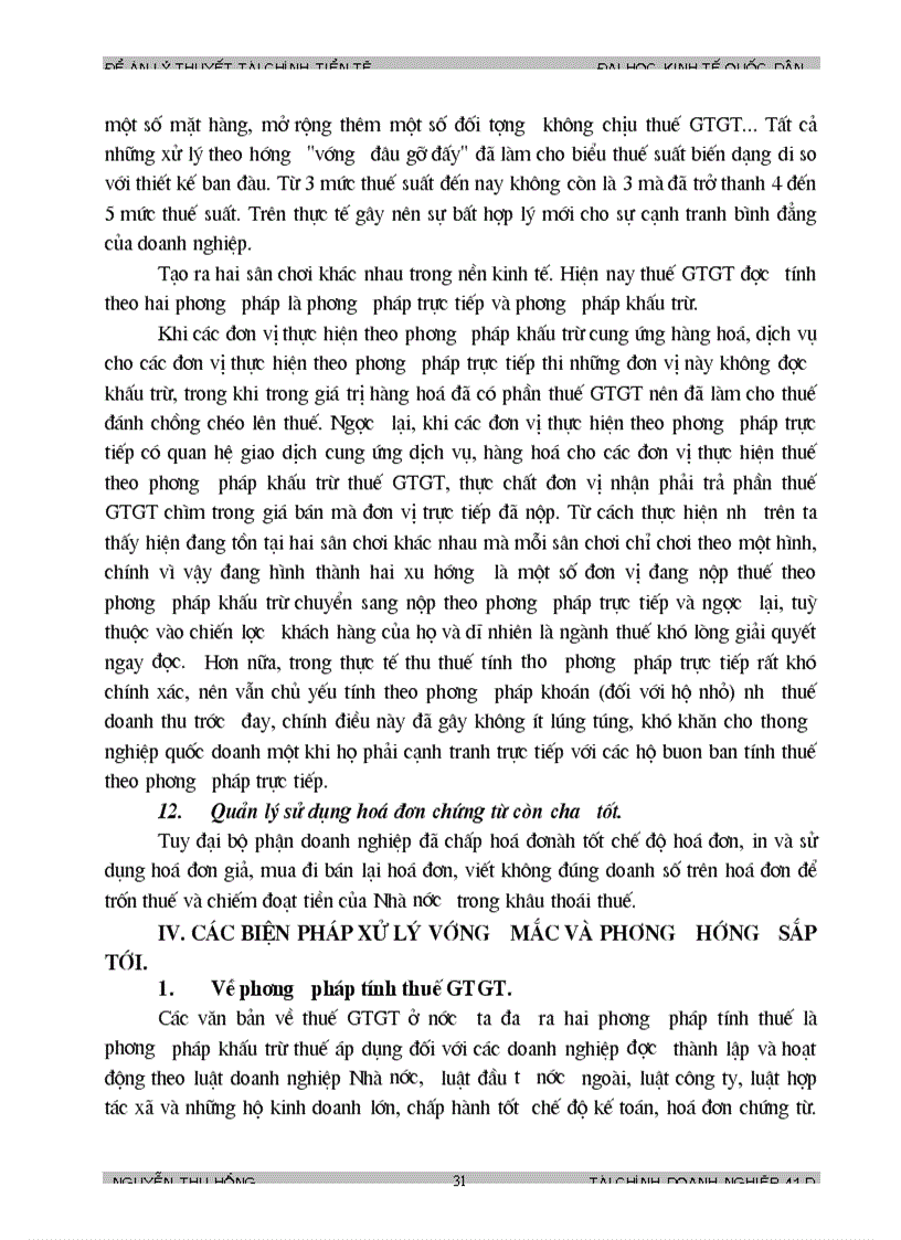 image for page Một số vấn đề về thuế giá trị gia tăng