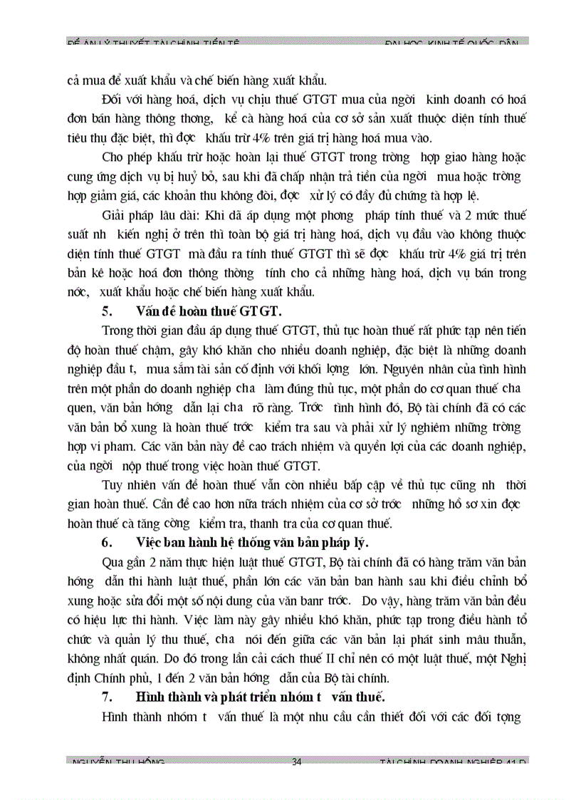 image for page Một số vấn đề về thuế giá trị gia tăng