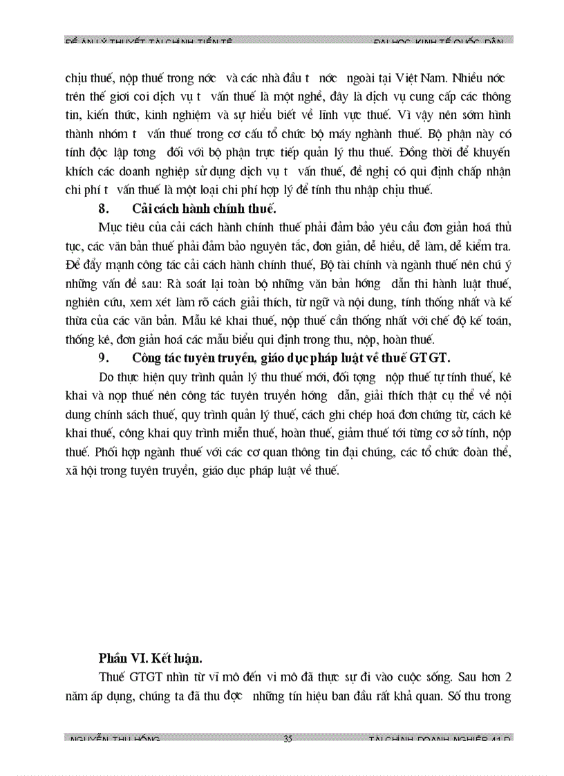 image for page Một số vấn đề về thuế giá trị gia tăng